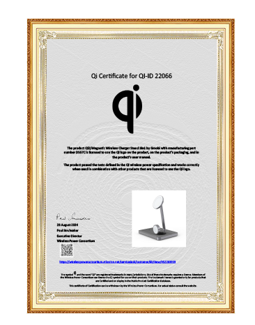 Qi Certificate_22066_Gmobi